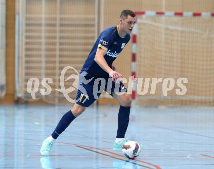 Futsal Bundesliga. Futsal Klagenfurt Versli.at gegen Stella Rossa. Niko Maric  (Klagenfurt)). Viktring, am 4.1.2025.
Foto: Kuess
---
pressefotos, pressefotografie, kuess, qs, qspictures, sport, bild, bilder, bilddatenbank