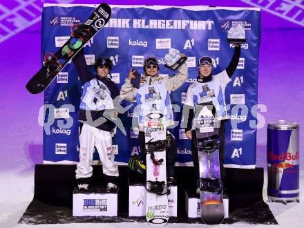 Freeski. Big Air. Ian Matteoli (ITA), Taiga Hasegawa (JPN), Oyvind Kirkâs (NOR).. Klagenfurt, am 5.1.2025.
Foto: Kuess
---
pressefotos, pressefotografie, kuess, qs, qspictures, sport, bild, bilder, bilddatenbank