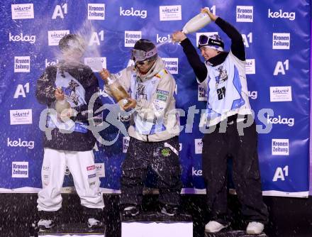 Freeski. Big Air. Ian Matteoli (ITA), Taiga Hasegawa (JPN), Oyvind Kirkâs (NOR).. Klagenfurt, am 5.1.2025.
Foto: Kuess
---
pressefotos, pressefotografie, kuess, qs, qspictures, sport, bild, bilder, bilddatenbank