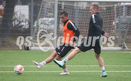 Fussball Bundesliga. Training SK Austria Klagenfurt. Tobias Koch, Florian Jaritz. Klagenfurt, am 7.1.2025.
Foto: Kuess
---
pressefotos, pressefotografie, kuess, qs, qspictures, sport, bild, bilder, bilddatenbank