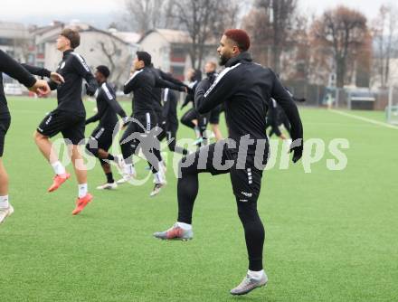 Fussball Bundesliga. Training SK Austria Klagenfurt. Keanan Bennetts. Klagenfurt, am 7.1.2025.
Foto: Kuess
---
pressefotos, pressefotografie, kuess, qs, qspictures, sport, bild, bilder, bilddatenbank