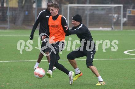 Fussball Bundesliga. Training SK Austria Klagenfurt. Laurenz Dehl, Ben Bobzien. Klagenfurt, am 7.1.2025.
Foto: Kuess
---
pressefotos, pressefotografie, kuess, qs, qspictures, sport, bild, bilder, bilddatenbank