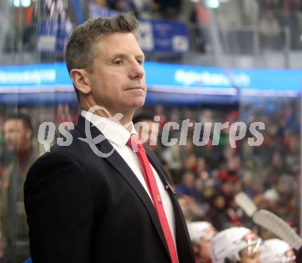 Eishockey ICE Bundesliga. KAC gegen VSV. Trainer Kirk Furey (KAC). Klagenfurt, am 8.1.2024.
Foto: Kuess
---
pressefotos, pressefotografie, kuess, qs, qspictures, sport, bild, bilder, bilddatenbank