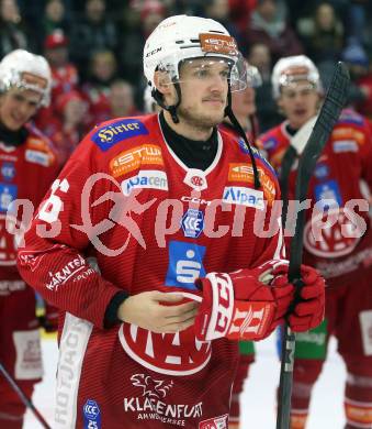 Eishockey ICE Bundesliga. KAC gegen VSV. Simeon Schwinger (KAC). Klagenfurt, am 8.1.2024.
Foto: Kuess
---
pressefotos, pressefotografie, kuess, qs, qspictures, sport, bild, bilder, bilddatenbank