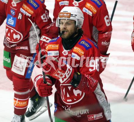 Eishockey ICE Bundesliga. KAC gegen VSV. Torjubel Daniel Obersteiner (KAC)). Klagenfurt, am 8.1.2024.
Foto: Kuess
---
pressefotos, pressefotografie, kuess, qs, qspictures, sport, bild, bilder, bilddatenbank