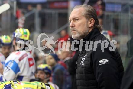 Eishockey ICE Bundesliga. KAC gegen VSV. Trainer Trau Tuomie (VSV). Klagenfurt, am 8.1.2024.
Foto: Kuess
---
pressefotos, pressefotografie, kuess, qs, qspictures, sport, bild, bilder, bilddatenbank