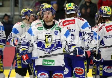 Eishockey ICE Bundesliga. KAC gegen VSV. Kevin Hancock (VSV). Klagenfurt, am 8.1.2024.
Foto: Kuess
---
pressefotos, pressefotografie, kuess, qs, qspictures, sport, bild, bilder, bilddatenbank