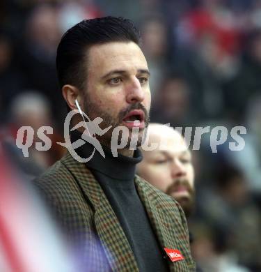 Eishockey ICE Bundesliga. KAC gegen VSV. Co-Trainer David Fischer (KAC)). Klagenfurt, am 8.1.2024.
Foto: Kuess
---
pressefotos, pressefotografie, kuess, qs, qspictures, sport, bild, bilder, bilddatenbank