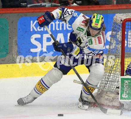 Eishockey ICE Bundesliga. KAC gegen VSV.  Chase Pearson (VSV). Klagenfurt, am 8.1.2024.
Foto: Kuess
---
pressefotos, pressefotografie, kuess, qs, qspictures, sport, bild, bilder, bilddatenbank