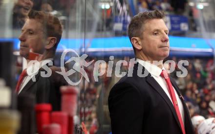 Eishockey ICE Bundesliga. KAC gegen VSV. Trainer Kirk Furey (KAC). Klagenfurt, am 8.1.2024.
Foto: Kuess
---
pressefotos, pressefotografie, kuess, qs, qspictures, sport, bild, bilder, bilddatenbank