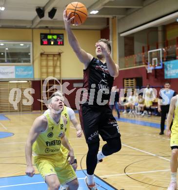 Basketball 2. Liga 2024/2025. Grunddurchgang 14. Runde.  Woerthersee Piraten gegen Mistelbach Mustangs.  Jan Kozina   (Mistelbach Mustangs). Klagenfurt, am 11.1.2025.
Foto: Kuess


---
pressefotos, pressefotografie, kuess, qs, qspictures, sport, bild, bilder, bilddatenbank