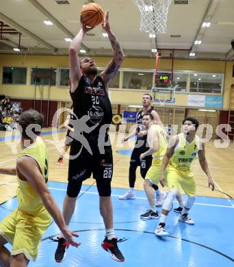 Basketball 2. Liga 2024/2025. Grunddurchgang 14. Runde.  Woerthersee Piraten gegen Mistelbach Mustangs.  Ian Moschik  (Mistelbach Mustangs). Klagenfurt, am 11.1.2025.
Foto: Kuess


---
pressefotos, pressefotografie, kuess, qs, qspictures, sport, bild, bilder, bilddatenbank