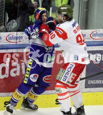 Eishockey ICE Bundesliga. VSV gegen HCB SÃ¼dtirol Alperia.   Max Coatta (VSV),  Dylan Di Perna (Bozen). Villach, am 12.1.2025
Foto: Kuess
---
pressefotos, pressefotografie, kuess, qs, qspictures, sport, bild, bilder, bilddatenbank