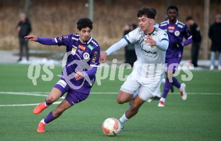 Fussball Bundesliga. Testspiel. SK Austria Klagenfurt gegen NK Brinje. Ben Bobzien (Austria Klagenfurt). Moosburg, am 12.1.2025.
Foto: Kuess
---
pressefotos, pressefotografie, kuess, qs, qspictures, sport, bild, bilder, bilddatenbank