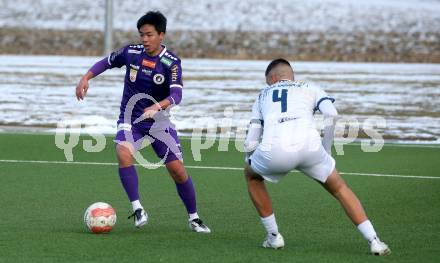 Fussball Bundesliga. Testspiel. SK Austria Klagenfurt gegen NK Brinje. Min-Young Lee (Austria Klagenfurt). Moosburg, am 12.1.2025.
Foto: Kuess
---
pressefotos, pressefotografie, kuess, qs, qspictures, sport, bild, bilder, bilddatenbank