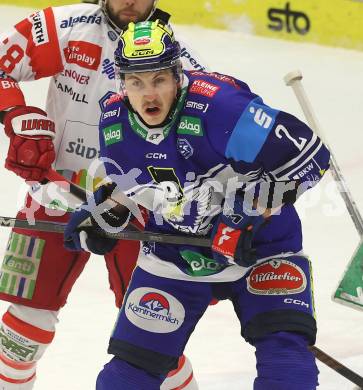 Eishockey ICE Bundesliga. VSV gegen HCB SÃ¼dtirol Alperia.   Dylan Macpherson (VSV). Villach, am 12.1.2025
Foto: Kuess
---
pressefotos, pressefotografie, kuess, qs, qspictures, sport, bild, bilder, bilddatenbank