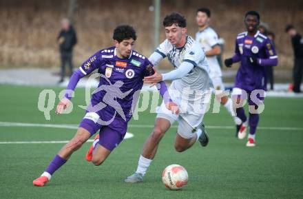 Fussball Bundesliga. Testspiel. SK Austria Klagenfurt gegen NK Brinje. Ben Bobzien (Austria Klagenfurt). Moosburg, am 12.1.2025.
Foto: Kuess
---
pressefotos, pressefotografie, kuess, qs, qspictures, sport, bild, bilder, bilddatenbank