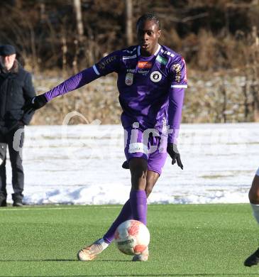 Fussball Bundesliga. Testspiel. SK Austria Klagenfurt gegen NK Brinje. Dikeni Salifou (Austria Klagenfurt). Moosburg, am 12.1.2025.
Foto: Kuess
---
pressefotos, pressefotografie, kuess, qs, qspictures, sport, bild, bilder, bilddatenbank