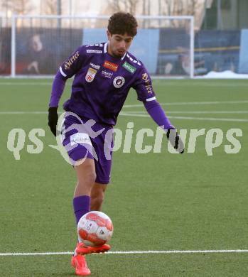 Fussball Bundesliga. Testspiel. SK Austria Klagenfurt gegen Sirnitz. Ben Bobzien (Austria Klagenfurt). Klagenfurt, am 14,1.2025.
Foto: Kuess
---
pressefotos, pressefotografie, kuess, qs, qspictures, sport, bild, bilder, bilddatenbank