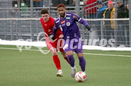 Fussball Bundesliga. Testspiel. SK Austria Klagenfurt gegen Sirnitz. Keanan Bennets (Austria Klagenfurt). Klagenfurt, am 14,1.2025.
Foto: Kuess
---
pressefotos, pressefotografie, kuess, qs, qspictures, sport, bild, bilder, bilddatenbank