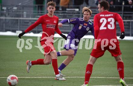 Fussball Bundesliga. Testspiel. SK Austria Klagenfurt gegen Sirnitz. Sky Schwarz (Austria Klagenfurt). Klagenfurt, am 14,1.2025.
Foto: Kuess
---
pressefotos, pressefotografie, kuess, qs, qspictures, sport, bild, bilder, bilddatenbank