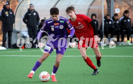 Fussball Bundesliga. Testspiel. SK Austria Klagenfurt gegen Sirnitz. Ben Bobzien (Austria Klagenfurt). Klagenfurt, am 14,1.2025.
Foto: Kuess
---
pressefotos, pressefotografie, kuess, qs, qspictures, sport, bild, bilder, bilddatenbank