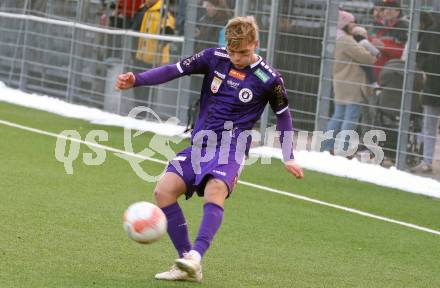 Fussball Bundesliga. Testspiel. SK Austria Klagenfurt gegen Sirnitz. Jonas Kuehn (Austria Klagenfurt). Klagenfurt, am 14,1.2025.
Foto: Kuess
---
pressefotos, pressefotografie, kuess, qs, qspictures, sport, bild, bilder, bilddatenbank