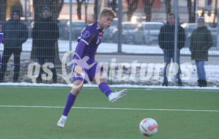 Fussball Bundesliga. Testspiel. SK Austria Klagenfurt gegen Sirnitz. Jonas Kuehn (Austria Klagenfurt). Klagenfurt, am 14,1.2025.
Foto: Kuess
---
pressefotos, pressefotografie, kuess, qs, qspictures, sport, bild, bilder, bilddatenbank