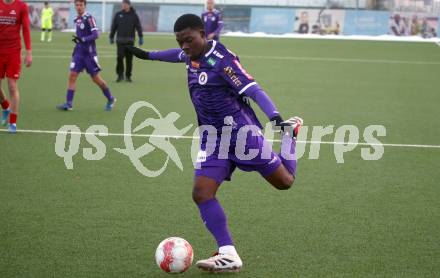 Fussball Bundesliga. Testspiel. SK Austria Klagenfurt gegen Sirnitz. Denzel Owusu (Austria Klagenfurt). Klagenfurt, am 14,1.2025.
Foto: Kuess
---
pressefotos, pressefotografie, kuess, qs, qspictures, sport, bild, bilder, bilddatenbank