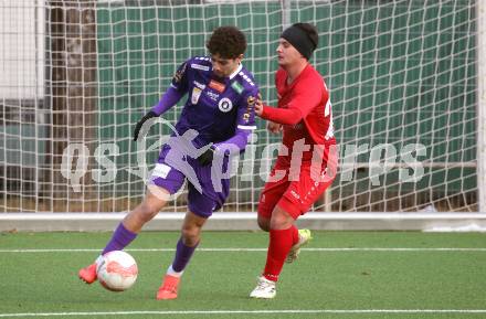 Fussball Bundesliga. Testspiel. SK Austria Klagenfurt gegen Sirnitz. Ben Bobzien (Austria Klagenfurt). Klagenfurt, am 14,1.2025.
Foto: Kuess
---
pressefotos, pressefotografie, kuess, qs, qspictures, sport, bild, bilder, bilddatenbank