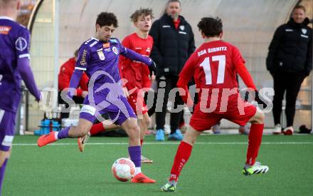 Fussball Bundesliga. Testspiel. SK Austria Klagenfurt gegen Sirnitz. Ben Bobzien (Austria Klagenfurt). Klagenfurt, am 14,1.2025.
Foto: Kuess
---
pressefotos, pressefotografie, kuess, qs, qspictures, sport, bild, bilder, bilddatenbank