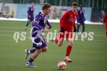 Fussball Bundesliga. Testspiel. SK Austria Klagenfurt gegen Sirnitz. Sky Schwarz (Austria Klagenfurt). Klagenfurt, am 14,1.2025.
Foto: Kuess
---
pressefotos, pressefotografie, kuess, qs, qspictures, sport, bild, bilder, bilddatenbank