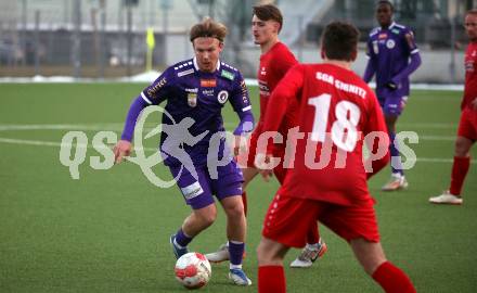 Fussball Bundesliga. Testspiel. SK Austria Klagenfurt gegen Sirnitz. Sky Schwarz (Austria Klagenfurt). Klagenfurt, am 14,1.2025.
Foto: Kuess
---
pressefotos, pressefotografie, kuess, qs, qspictures, sport, bild, bilder, bilddatenbank