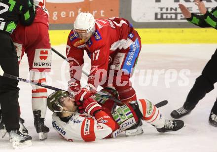 Eishockey ICE Bundesliga. KAC gegen HCB SÃ¼dtirol Alperia.  Nick Pastujov  (KAC),  Cristiano Digiacinto (Bozen). Klagenfurt, am 12.1.2025
Foto: Kuess
---
pressefotos, pressefotografie, kuess, qs, qspictures, sport, bild, bilder, bilddatenbank