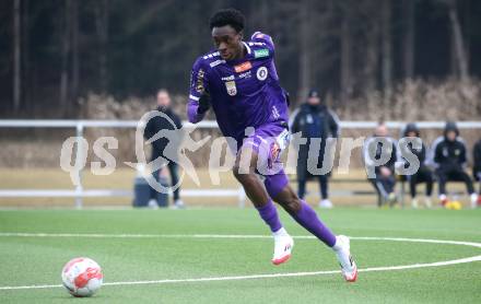 Fussball Bundesliga. Testspiel. SK Austria Klagenfurt gegen Lafnitz. Dikeni Salifou (Austria Klagenfurt). Klagenfurt, am 31,1.2025.
Foto: Kuess
---
pressefotos, pressefotografie, kuess, qs, qspictures, sport, bild, bilder, bilddatenbank