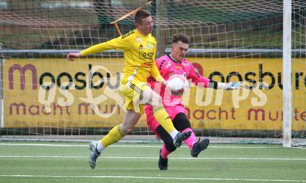 Fussball Bundesliga. Testspiel. SK Austria Klagenfurt gegen Lafnitz. Simon Spari (Austria Klagenfurt), Zvonimir Plavcic (Lafnitz). Klagenfurt, am 31,1.2025.
Foto: Kuess
---
pressefotos, pressefotografie, kuess, qs, qspictures, sport, bild, bilder, bilddatenbank