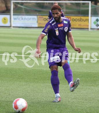 Fussball Bundesliga. Testspiel. SK Austria Klagenfurt gegen Lafnitz.  Keanan Bennetts (Austria Klagenfurt). Klagenfurt, am 31,1.2025.
Foto: Kuess
---
pressefotos, pressefotografie, kuess, qs, qspictures, sport, bild, bilder, bilddatenbank