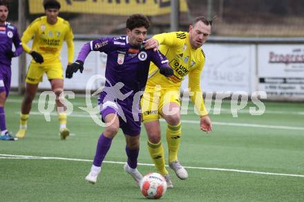 Fussball Bundesliga. Testspiel. SK Austria Klagenfurt gegen Lafnitz. Ben Bobzien (Austria Klagenfurt). Klagenfurt, am 31,1.2025.
Foto: Kuess
---
pressefotos, pressefotografie, kuess, qs, qspictures, sport, bild, bilder, bilddatenbank