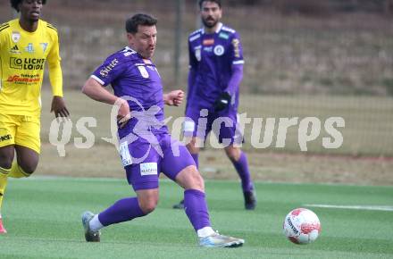 Fussball Bundesliga. Testspiel. SK Austria Klagenfurt gegen Lafnitz.  Christopher Wernitznig (Austria Klagenfurt). Klagenfurt, am 31,1.2025.
Foto: Kuess
---
pressefotos, pressefotografie, kuess, qs, qspictures, sport, bild, bilder, bilddatenbank