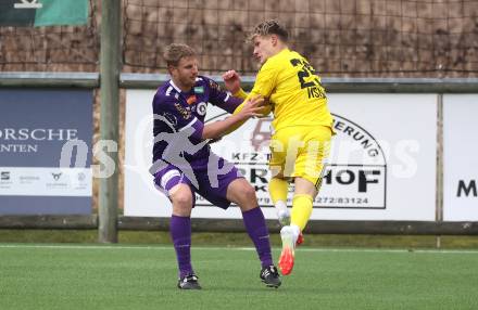 Fussball Bundesliga. Testspiel. SK Austria Klagenfurt gegen Lafnitz.  Martin Hinteregger (Austria Klagenfurt), Florian Ashley Visna (Lafnitz). Klagenfurt, am 31.1.2025.
Foto: Kuess
---
pressefotos, pressefotografie, kuess, qs, qspictures, sport, bild, bilder, bilddatenbank