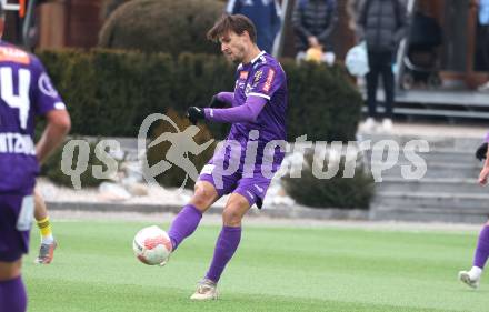 Fussball Bundesliga. Testspiel. SK Austria Klagenfurt gegen Lafnitz.  Thorsten Mahrer (Austria Klagenfurt). Klagenfurt, am 31.1.2025.
Foto: Kuess
---
pressefotos, pressefotografie, kuess, qs, qspictures, sport, bild, bilder, bilddatenbank