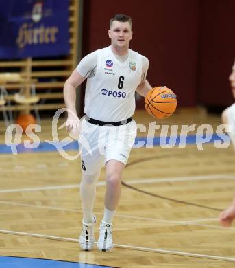 Basketball 2. Liga 2024/2025. Grunddurchgang 17. Runde.  KOS Celovec gegen Dornbirn Lions.   Jernej Andolsek Heine (KOS Celovec),    Klagenfurt, am 1.2.2025.
Foto: Kuess


---
pressefotos, pressefotografie, kuess, qs, qspictures, sport, bild, bilder, bilddatenbank