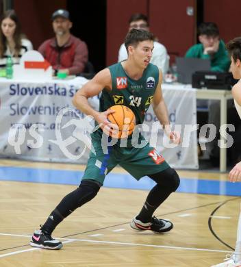 Basketball 2. Liga 2024/2025. Grunddurchgang 17. Runde.  KOS Celovec gegen Dornbirn Lions.     Eduard Nogues  (Dornbirn Lions). Klagenfurt, am 1.2.2025.
Foto: Kuess


---
pressefotos, pressefotografie, kuess, qs, qspictures, sport, bild, bilder, bilddatenbank