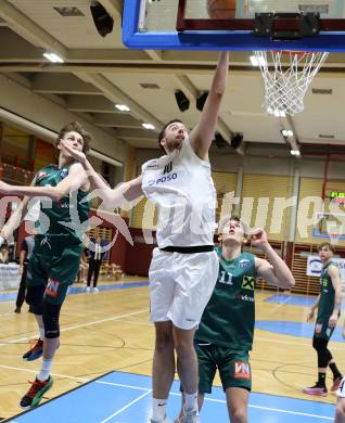 Basketball 2. Liga 2024/2025. Grunddurchgang 17. Runde.  KOS Celovec gegen Dornbirn Lions.   Veljko Dena (KOS Celovec),  Klagenfurt, am 1.2.2025.
Foto: Kuess


---
pressefotos, pressefotografie, kuess, qs, qspictures, sport, bild, bilder, bilddatenbank