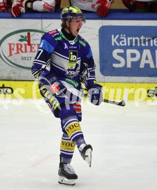 Eishockey ICE Bundesliga. VSV gegen KAC. Torjubel Philipp Lindner (VSV). Villach, am 2.2..2025
Foto: Kuess
---
pressefotos, pressefotografie, kuess, qs, qspictures, sport, bild, bilder, bilddatenbank