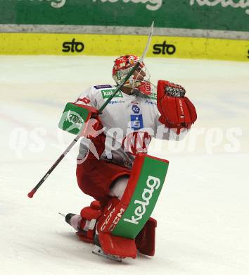 Eishockey ICE Bundesliga. VSV gegen KAC. Jubel Sebastian Dahm (KAC). Villach, am 2.2..2025
Foto: Kuess
---
pressefotos, pressefotografie, kuess, qs, qspictures, sport, bild, bilder, bilddatenbank