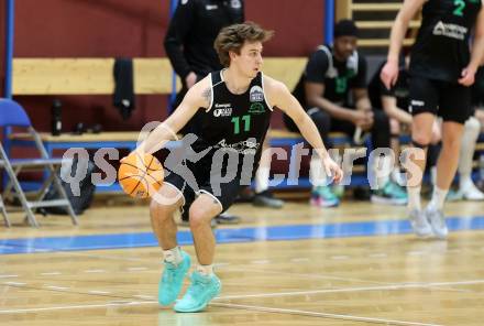 Basketball 2. Liga 2024/2025. Grunddurchgang 18. Runde.  Woerthersee Piraten gegen Union Deutsch Wagram Alligators.  Simon Marek  (Wagram Alligators). Klagenfurt, am 8.2.2025.
Foto: Kuess


---
pressefotos, pressefotografie, kuess, qs, qspictures, sport, bild, bilder, bilddatenbank