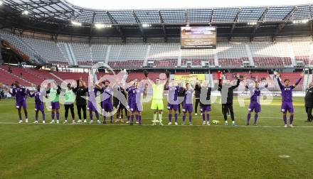 Fussball Bundesliga. SK Austria Klagenfurt gegen Red Bull Salzburg. Jubel  (Austria Klagenfurt). Klagenfurt, am 9.2.2025.
Foto: Kuess
www.qspictures.net
---
pressefotos, pressefotografie, kuess, qs, qspictures, sport, bild, bilder, bilddatenbank