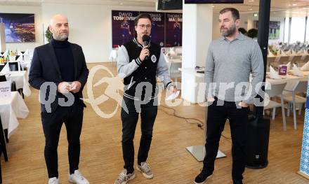 Fussball Bundesliga. SK Austria Klagenfurt gegen Red Bull Salzburg. Kick Off. Guenther Gorenzel, Marco Walter, Zeljko Karajica. Klagenfurt, am 9.2.2025.
Foto: Kuess
www.qspictures.net
---
pressefotos, pressefotografie, kuess, qs, qspictures, sport, bild, bilder, bilddatenbank