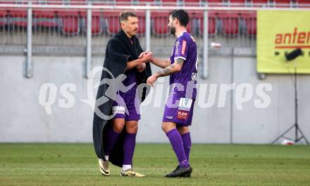 Fussball Bundesliga. SK Austria Klagenfurt gegen Red Bull Salzburg. Christopher Wernitznig, Kosmas Gkezos (Austria Klagenfurt)). Klagenfurt, am 9.2.2025.
Foto: Kuess
www.qspictures.net
---
pressefotos, pressefotografie, kuess, qs, qspictures, sport, bild, bilder, bilddatenbank